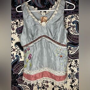 Rangoon Da Nang VTG y2k silk tank